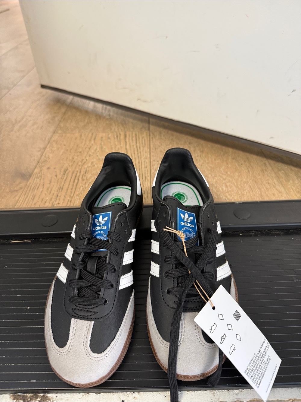 Adidas Samba Heritage Kids Black/White Sneakers